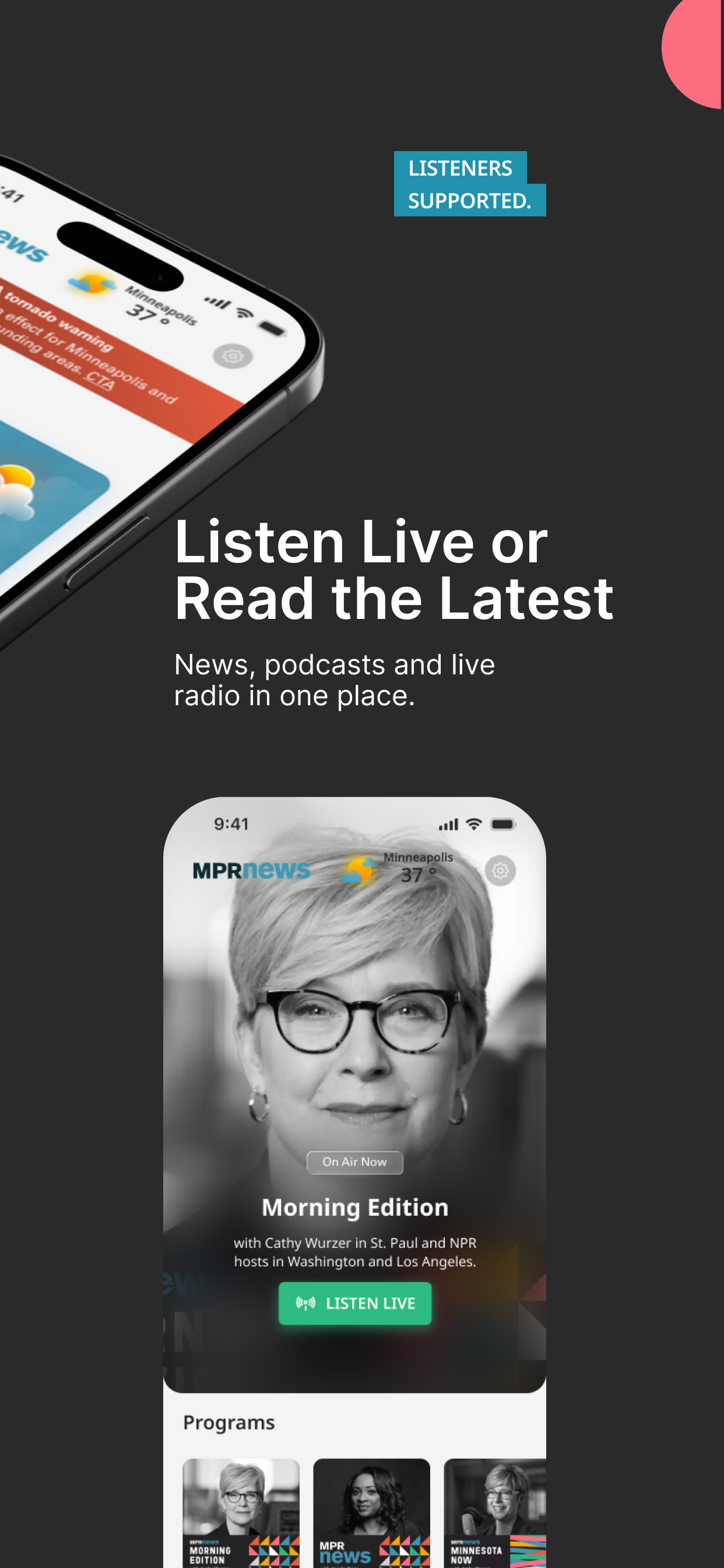 MPR News screen 3